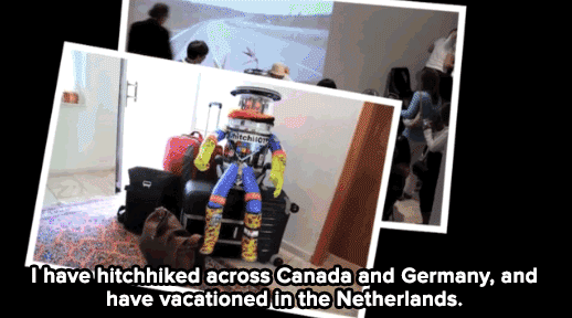 unofficialkarkat:  micdotcom:  Canada sent a friendly robot to America. Americans