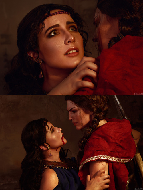  Kate Lann as Kassandra Niamashina as Aspasia Photo, make-up by me https://www.instagram.com/milliga