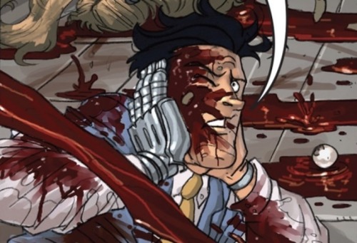 Been Reading The Army Of Darkness Comics And- And Look. Look At Him. He's Just A Little Guy.