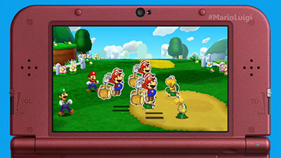 tinycartridge:  Mario & Luigi Paper Jam ⊟ Releasing for 3DS in Spring 2016! It’s called just Paper Jam here but Paper Jam Bros. in Europe? Love it. Here’s a trailer for ya:Images via PressStartAustralia!BUY Mario & Luigi: Dream Team