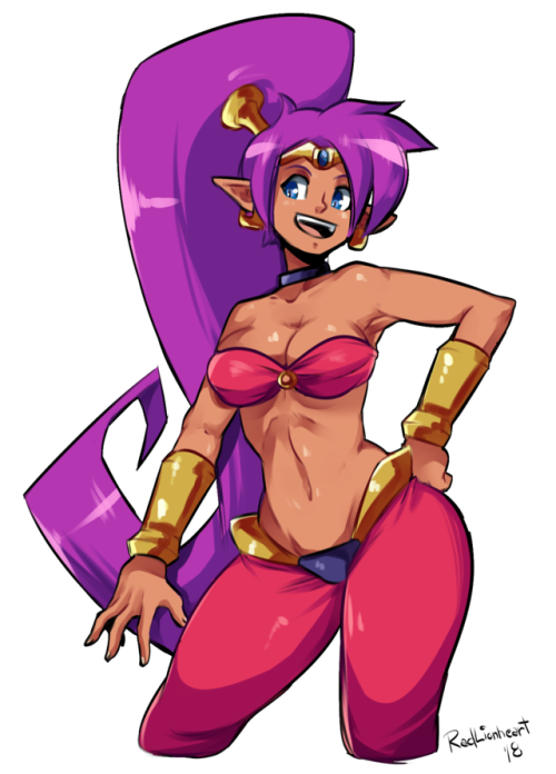 radlionheart:  Drew Shantae to use as 2018′s adult photos