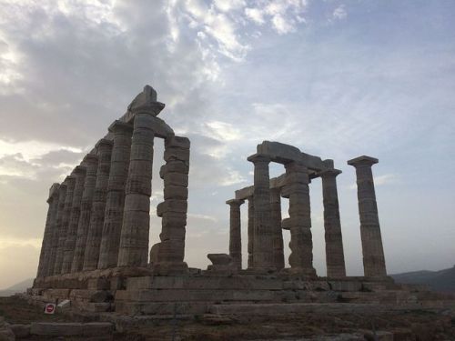 historyfilia: Temple of Poseidon at Cape Sounion, Greece