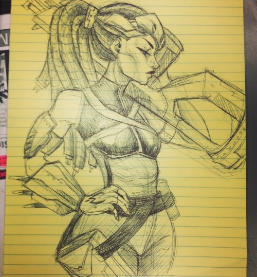 okheshivar: I doodled a WM at work 