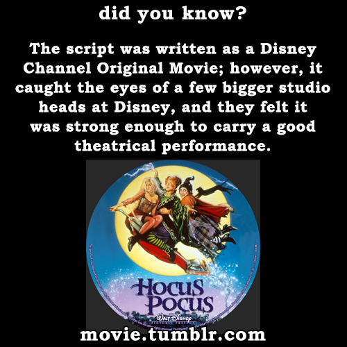 movie:  Hocus Pocus (1993) facts | More movie facts 