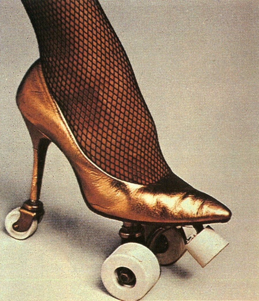 Philip Garner High Heel Roller Skates, 1986.