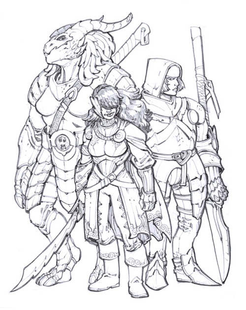 averycoleman: My favorite member of our DnD group keeps making large paladin women. I love it. DAILY