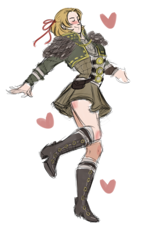 douze-bisous:kveikjum:My intention was to draw Mami but this happened..Magical girl Anders. I might 