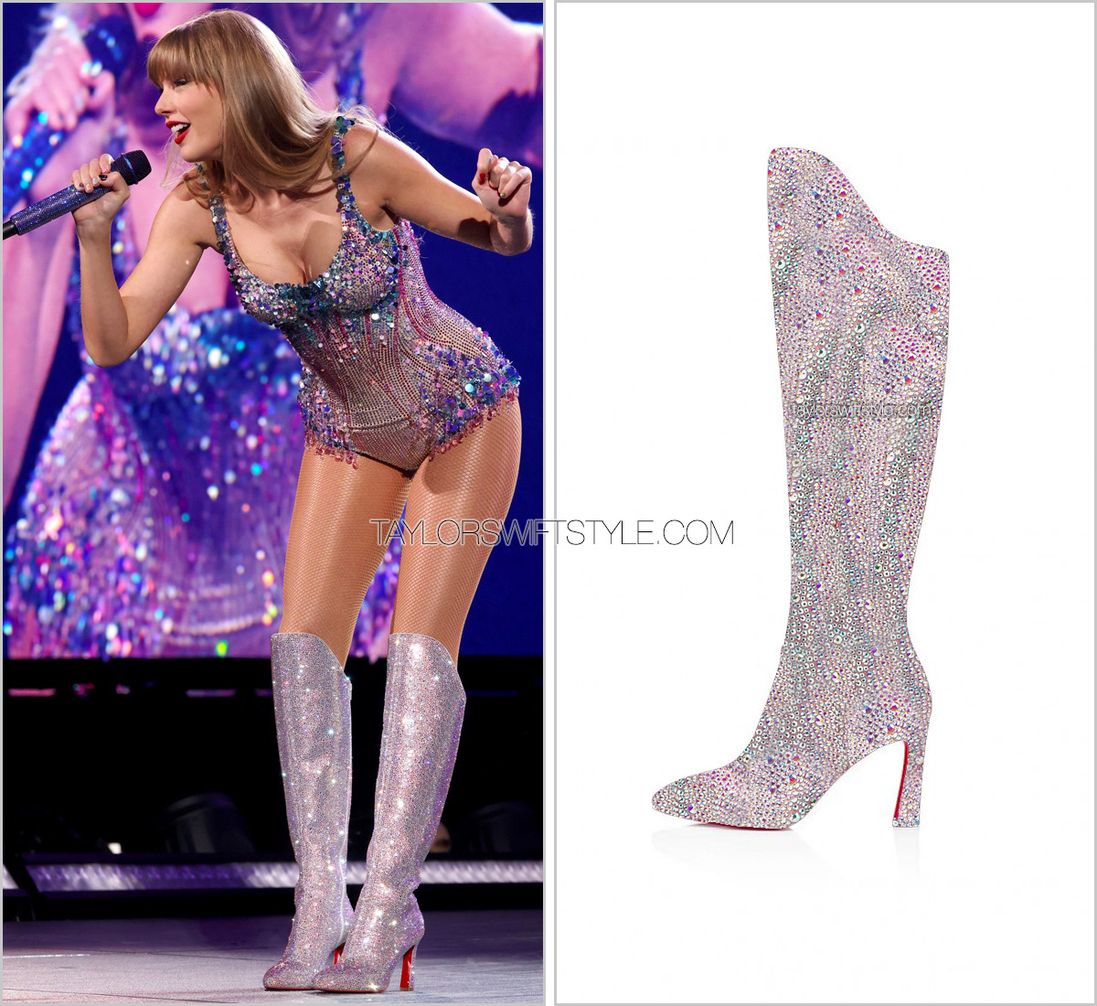 taylor swift louboutin boots