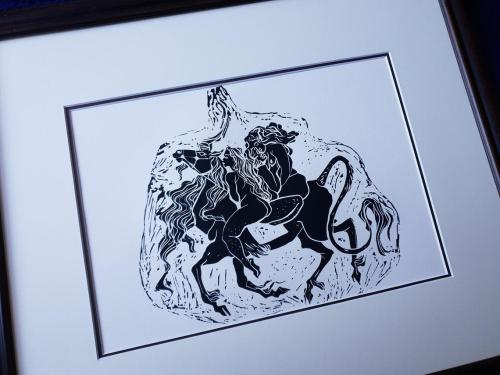 mayticks-art: Pancreas, Liver, Lungs - Original Linocut Available on my Etsy in extremely limited ru