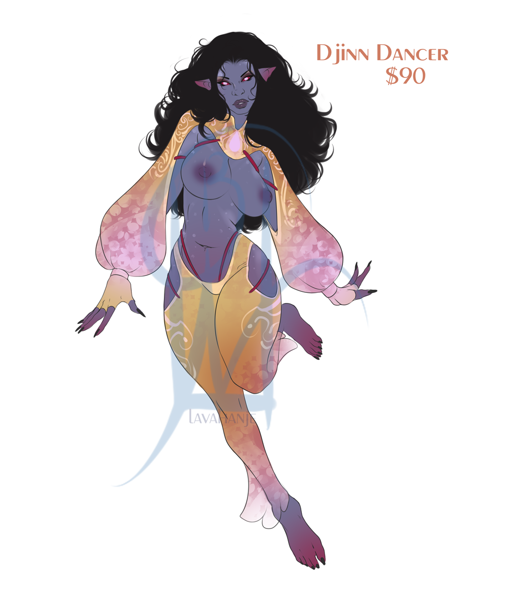 eroticlava: EDIT: Djinn has sold! EDIT: The smol witch has a home! Rules are as follows: