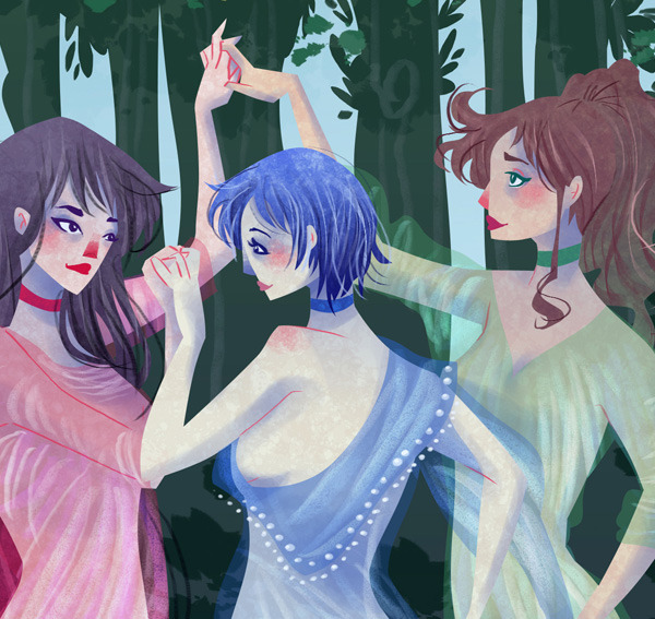 queen-serena:My piece for this year’s GAAM show is called “Moon Spring”, and