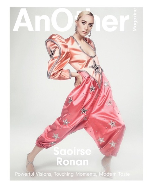 aliensingucci:Saoirse Ronan in Gucci on the cover of AnOther Magazine S/S18⠀