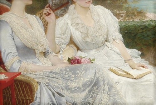 die-rosastrasse: Charles Edward Perugini Portraits of the Countess Granville, and the Ladies Victor