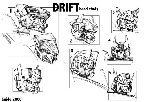 ryallsfiles:  Pretty cool knowing a Transformer that was created by IDW creators Shane McCarthy and Guido Guidi for our All Hail Megatron series got drafted to the big leagues — Drift, the first IDW-created Transformer, appears in today’s Transformers: