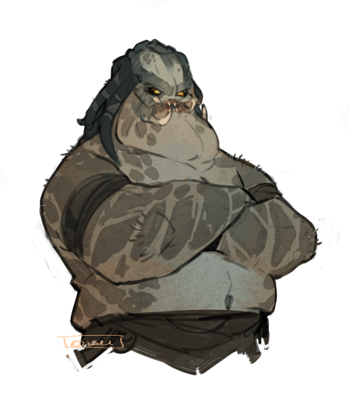 isei-bleeds: Okay so my impulse thought was “fat/big yautja”. because why is it that all