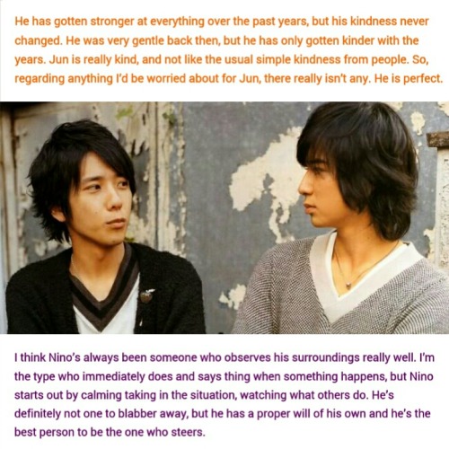 arashianeel:“They care about each other to that extent, it’s surprising.” /adv friendship day post. 