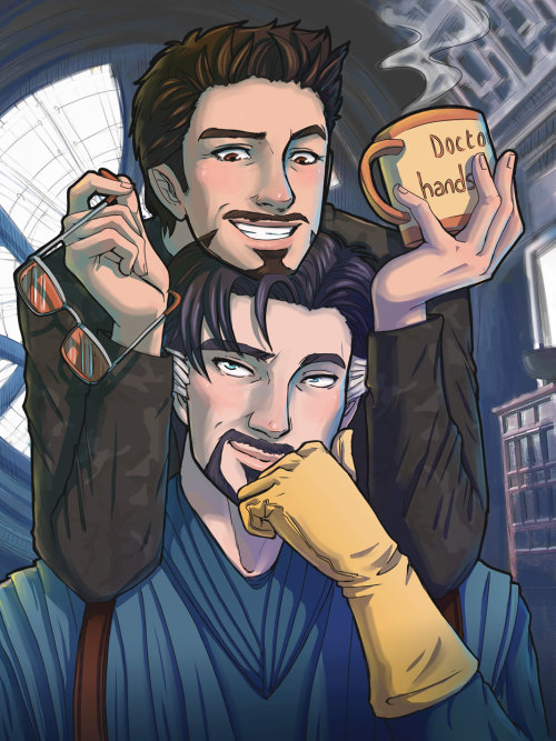Im Totally On Board With The Idea Of Tony Bothering Stephen By Randomly Showing Up At The Sanctum :3