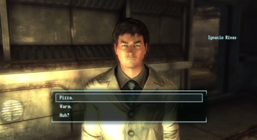 insanelygaming:  Fallout Dialogue is the Greatest  Things like this, tempt me to make a dumb, idiotic, stupidly retarded moron character in Fallout.