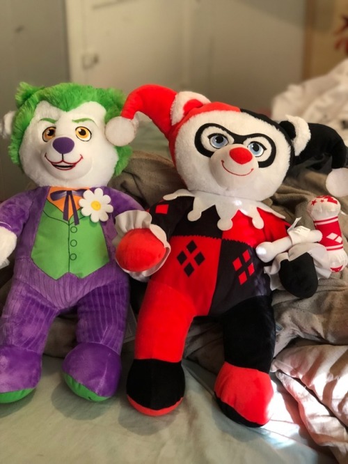 My daddy bought me the build a bear set of Harley Quinn and the Joker!!! I’m so spoiled and lo