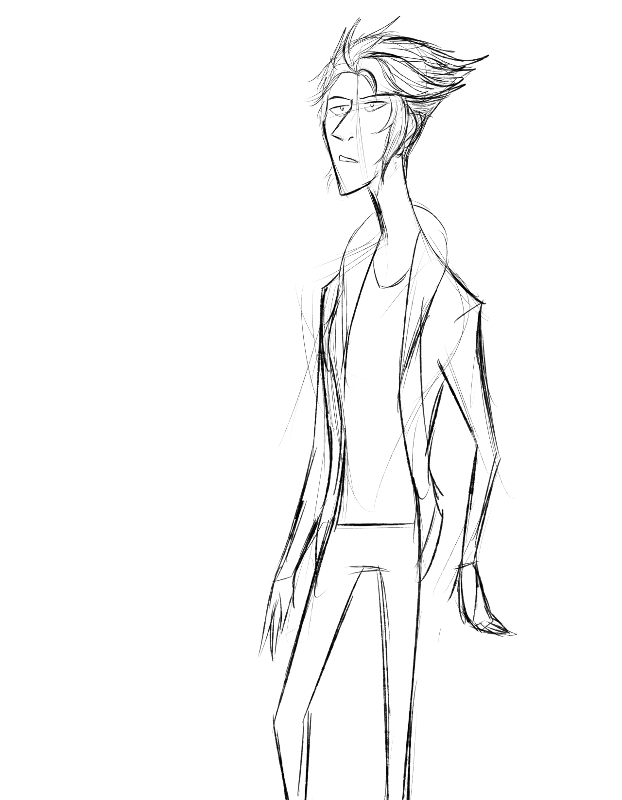 crystal-gem-pearl:  more human pearl design still based off of the human design by
