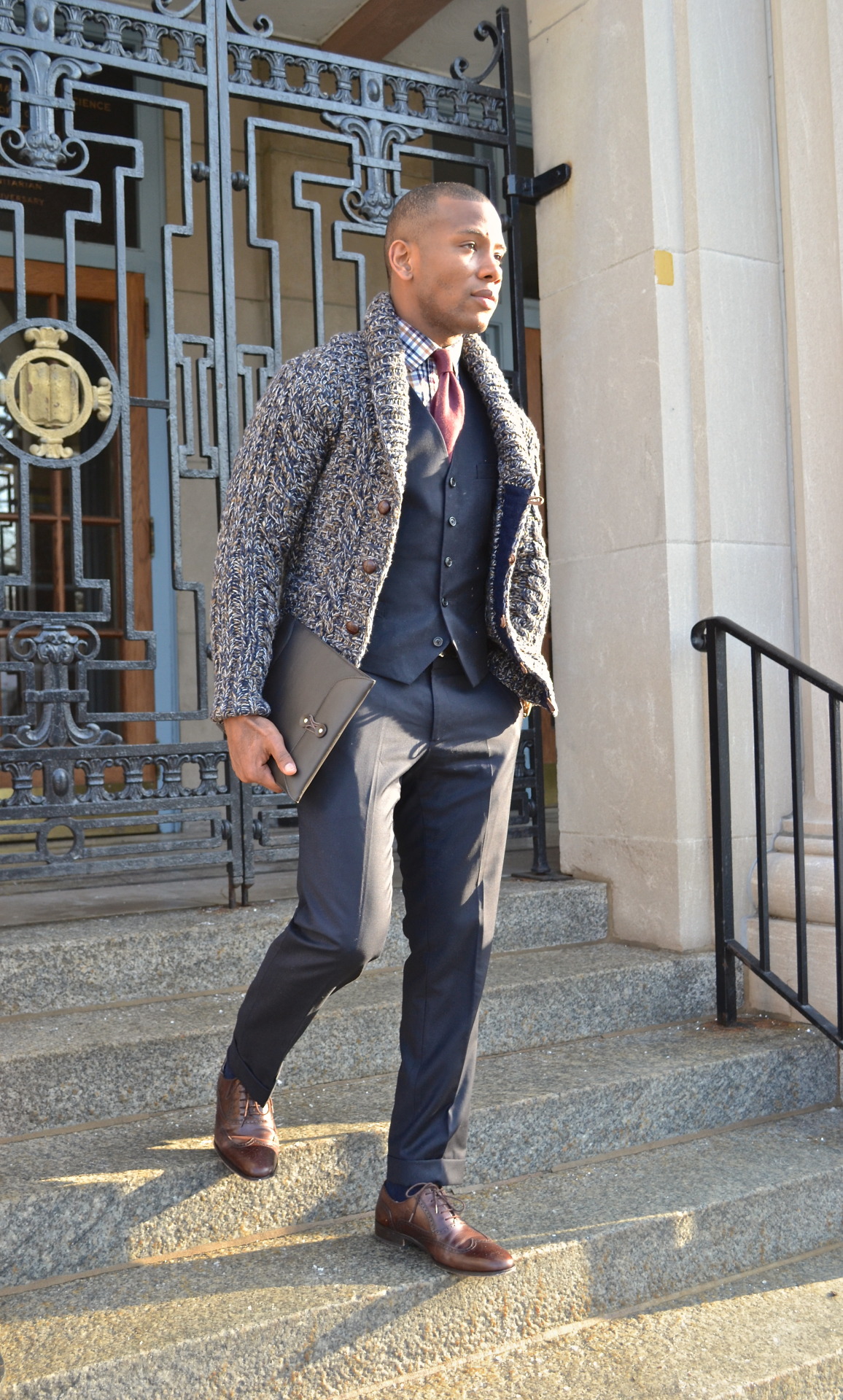 mensstylepro:  How To: Cardigans As #Outerwear feat @OnassisClothing &amp; @TopmanUK