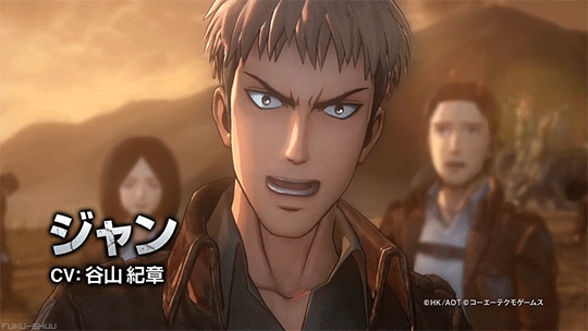 Jean + gameplay from the 3rd trailer of KOEI TECMO’s upcoming Shingeki no Kyojin