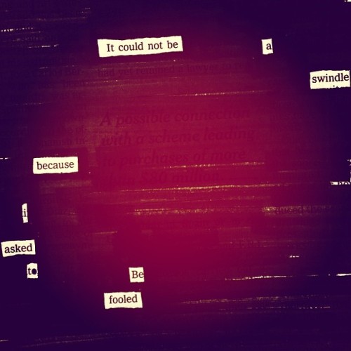 Blackout poetry by Austin Kleon, author of Steal Like An Artist and Newspaper Blackout See more blac