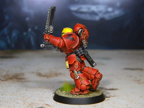  The first Blood Angels Assault Intercessor. 