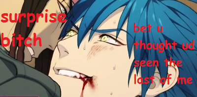 kokmaeda:  im laughing so hard because sometimes aoba’s face during the sex scenes