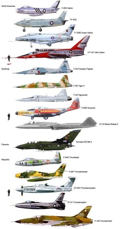 Porn Pics enrique262:  Fighter planes size comparison.