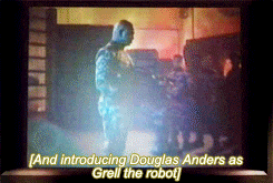  The SG-1 team reacting to their fictional counterparts. (Wormhole X-Treme, S05E12)