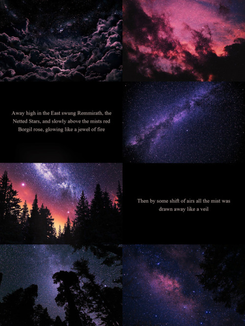 melianinarda:The Middle-Earth aesthetic | The Lord of The Rings’ quotes‘Away high in the East swung 