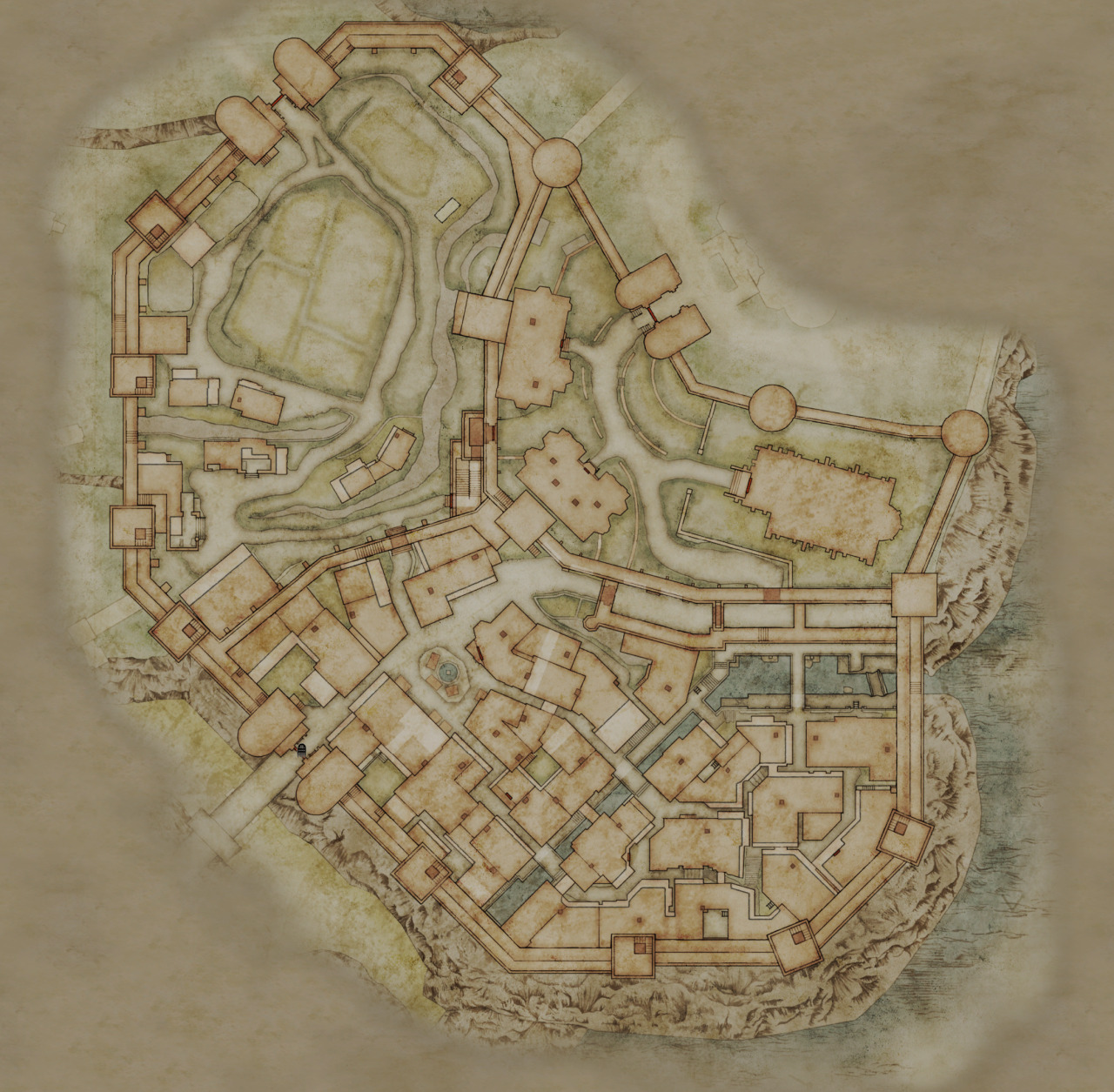 Toldasor Map Of Gran Soren Compiled From Several