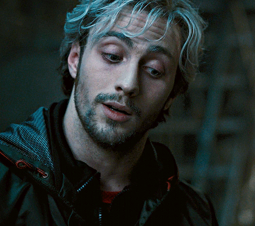 magnusedom:Keep up, old man!Aaron Taylor-Johnson as Pietro Maximoff in AVENGERS: AGE OF ULTRON (2015