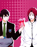 mitsukunis:    9 Favourite pictures of Rin &amp; Haru.   