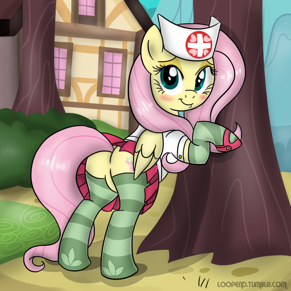 loopend:  I hear good ol’ fresh air is good for the sick, well Nurse Fluttershy