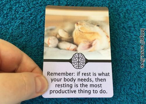 energysavingselfcare - “Remember - if rest is what your body...