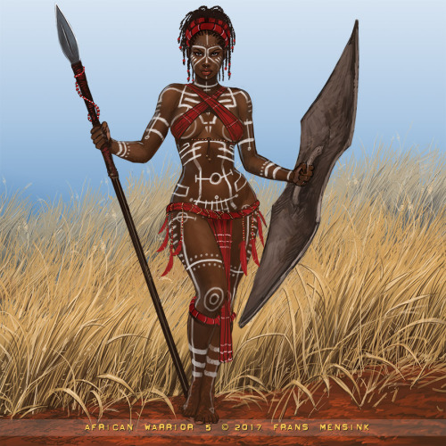 African Warrior. Actually have her on the wall in my living room. 