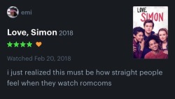 chrisandfem: some of my favorite reviews of Love, Simon (2018) so far