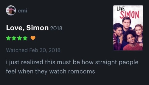 chrisandfem: some of my favorite reviews of Love, Simon (2018) so far