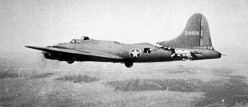Boeing B-17F-5-BO (S/N 41-24406) “All American III” of the 97th Bomb Group, 414th Bomb Squadron, in 