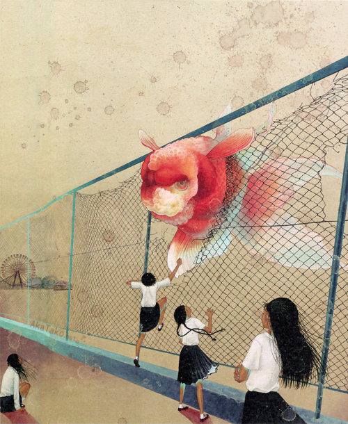 &ldquo;Luna Park - Goldfish&rdquo; (2001) by Fuco Ueda. Printed in her 2011 book LUCID DREAM. 124 pa