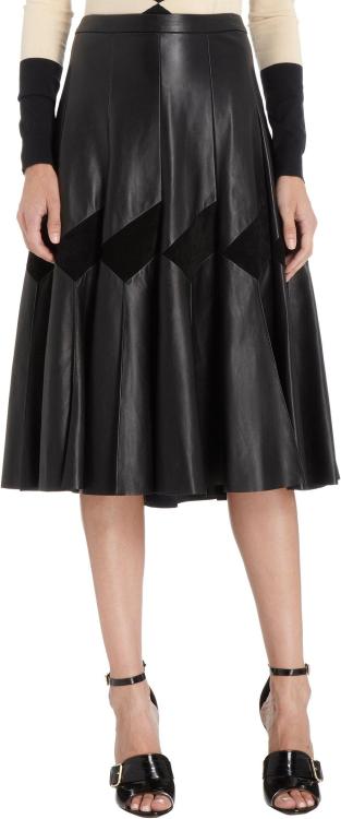 wantering-leather:3D Pleated Skirt