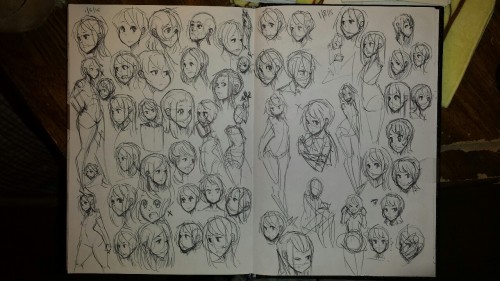 finally done with this sketchbook (started March 16, 2014) also I finally remembered my phone camera