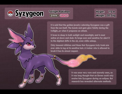 i tried to do a pokemon fusion of espeon and umbreon but i just ended up making an entire new eeveel