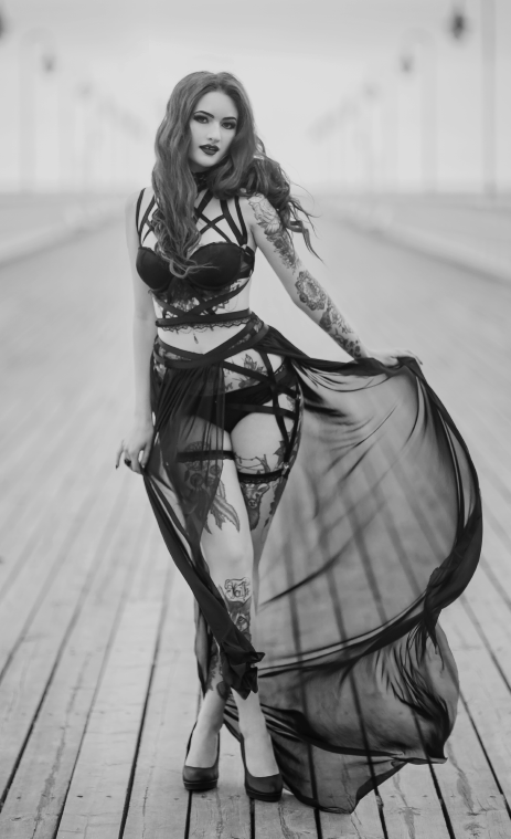 addictdtoblack:  source:   Model: BLUE ASTRIDPhoto: Aneta Pawska - Enchanted StoriesClothing:
