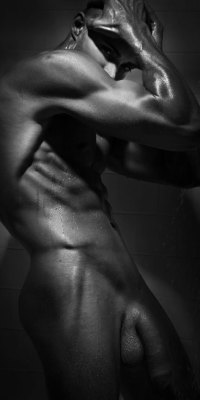 sabinaerotica:  There aren’t enough sexy naked B&amp;W photos of men for women to enjoy. 