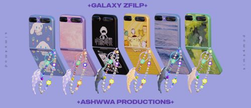 ashwwa: ASHwwa_SAMSUNG Galaxy Z Flip (L+R)6 color // CAS: hat  // unisex //mesh by ASHwwapart of tex