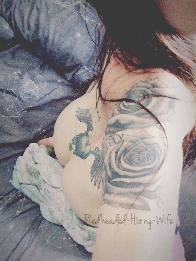 redheaded-horny-wife:Inked.
