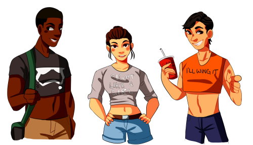 All I want to do in life is to draw my favourites in crop tops